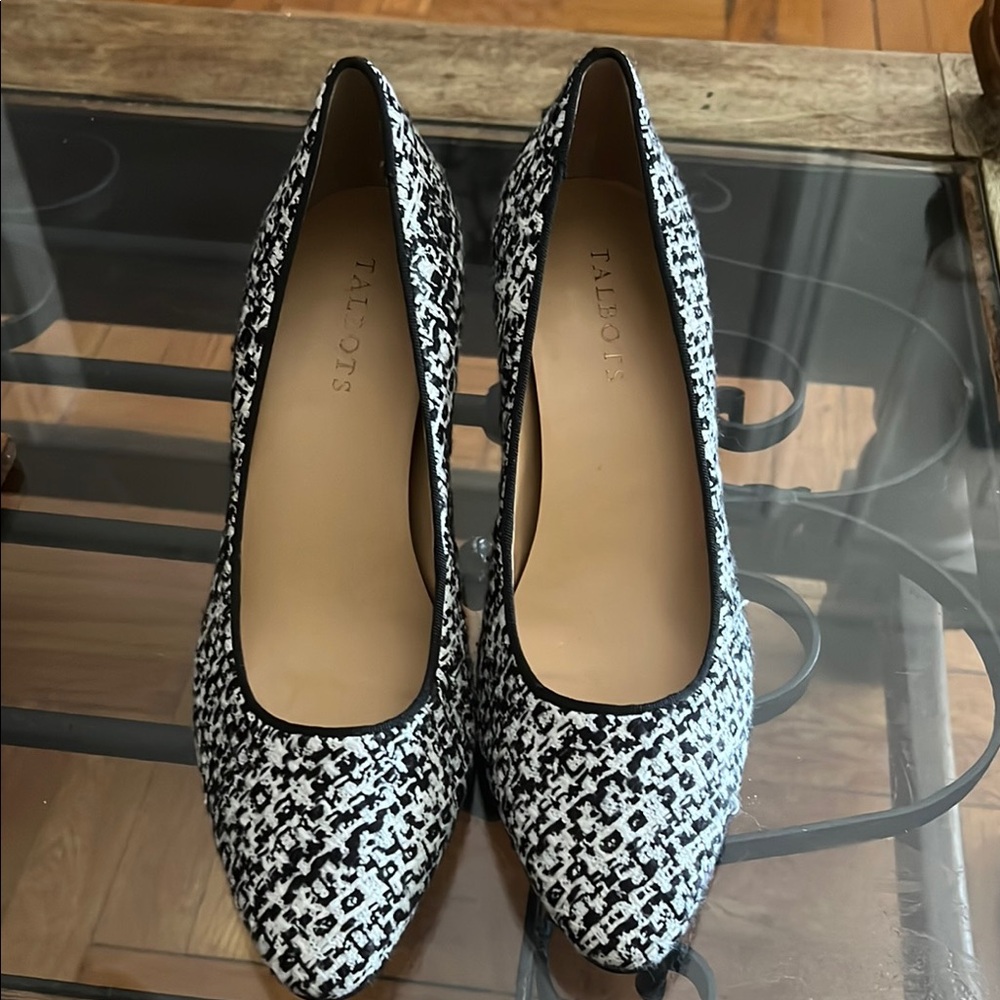 Talbots Monochrome Patterned Heels